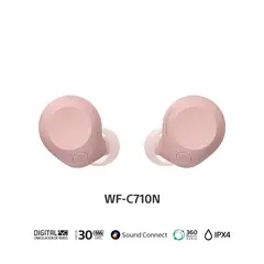 SONY - Audífonos bluetooth WFC710N/B Noise cancelling