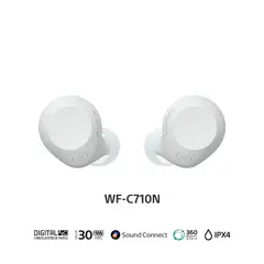 SONY - Audífonos bluetooth WFC710N/B Noise cancelling