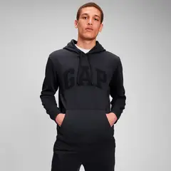 GAP - Hoodie Hombre con Logo de Algodón