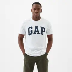 GAP - Camiseta Hombre Manga corta con Logo Regular fit de Algodón
