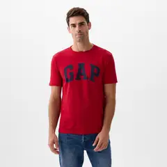 GAP - Camiseta Hombre Manga corta con Logo Regular fit de Algodón