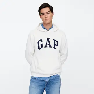 GAP - Hoodie Hombre con Logo de Algodón