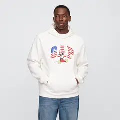 GAP - Hoodie Hombre con Logo de Algodón
