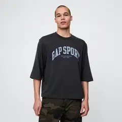 GAP - Camiseta Hombre Manga corta con Logo Oversized fit de Algodón