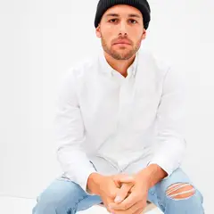 GAP - Camisa Hombre Manga larga de Algodón