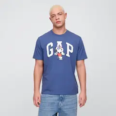 GAP - Camiseta Hombre con Estampado de Algodón