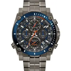 BULOVA - Reloj Hombre Icon. Relojes Acero Inoxidable Negro 98B343