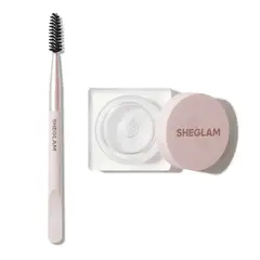 SHEGLAM - Set Fijador para cejas Me Up Brow Hold-Crystal Clear  Waterproof Eyebrow Gel 5 gr