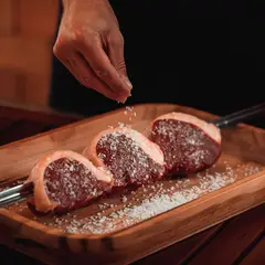 TRAMONTINA - Pincho para Asado con Lamina de acero inoxidable y mango de madera 85 cm
