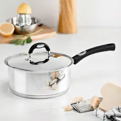 TRAMONTINA - Olla Duo Silicone de acero inoxidable 16 cm, 1,4 l