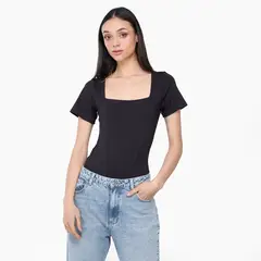 MOSSIMO - Body Mujer Manga corta