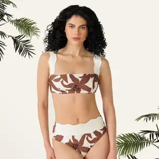 BAHIA MARIA X FALABELLA - Top de vestido de baño Hondas