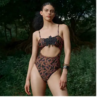 BAHIA MARIA X FALABELLA - Vestido de Baño Trikini Fabi