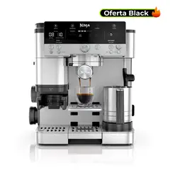 NINJA - Cafetera Espresso Luxe Café ES601 3 en 1| Molinillo Integrado, Cold Brew y Espumador Automático