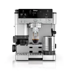 NINJA - Cafetera Espresso Luxe Café ES601 3 en 1| Molinillo Integrado, Cold Brew y Espumador Automático