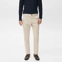 MANGO - Pantalón Chino Hombre Tapered de Algodón