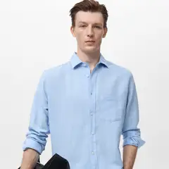 MANGO - Camisa Hombre Manga larga Classic fit