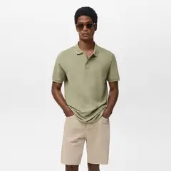 MANGO - Camiseta polo Hombre Manga corta Regular fit de Algodón