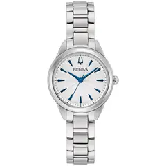 BULOVA - Reloj Mujer Brace. Reloj Acero Inoxidable Plateado 96L285