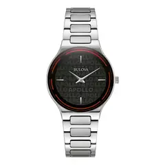 BULOVA - Reloj Mujer Apollo. Reloj Acero Inoxidable Plateado 96L309