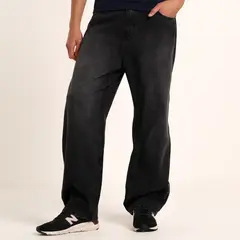 BEARCLIFF - Jean 5 Bolsillos Hombre Baggy Algodón Largo 32