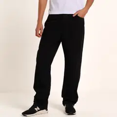 BEARCLIFF - Jean 5 Bolsillos Hombre Baggy Algodón Largo 32