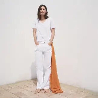 MANGO - Camiseta Mujer Manga corta de Algodón