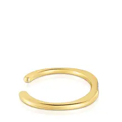 TOUS - Pulsera Esclava Con Baño De Oro 18 Kt Sobre Plata Y Diamantes Creados En Laboratorio Line Lgd