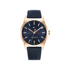 TOMMY HILFIGER - Reloj Hombre 1792189 . Reloj Cuero Azul