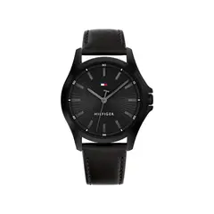 TOMMY HILFIGER - Reloj Hombre 1792190 . Reloj Cuero Negro