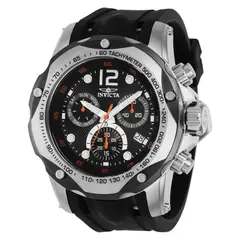 INVICTA - Reloj Hombre Speedway . Reloj Silicona Negro