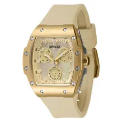 INVICTA - Reloj Mujer Racing . Reloj Silicona Beige