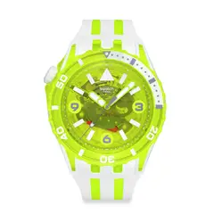 SWATCH - Reloj Unisex Egg Yolk. Reloj Silicona Amarillo SSCU09J100