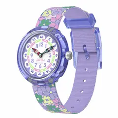 FLIK FLAK - Reloj Niña Flower Fields. Reloj Plastico Morado ZFBNP240