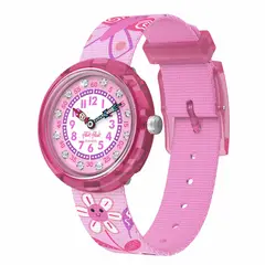 FLIK FLAK - Reloj Niña Happy Meadow. Reloj Plastico Rosado ZFBNP239