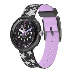 FLIK FLAK - Reloj Niña Starry Night. Reloj Plastico Negro ZFPNP168