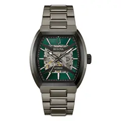BULOVA - Reloj Hombre Automático Maquina. Reloj Acero Inoxidable Gris 98A321