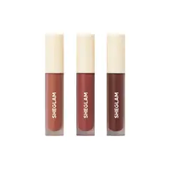 SHEGLAM - Set de Labial Matte Allure Mini Liquid Lipstick Set-Sweet Thing Incluye 3 Productos