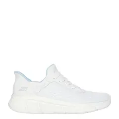 SKECHERS - Tenis Slip Ins Moda Bobs B Flex Jewel Mujer Blancos