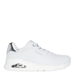 SKECHERS - Tenis Moda Uno Shimmer Away Mujer Blancos