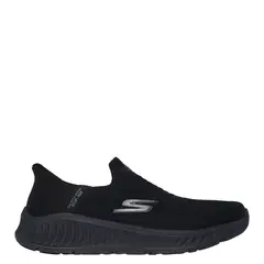 SKECHERS - Tenis Slip Ins Moda Go Walk Now Sauntered Hombre Negros