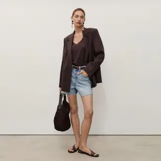 MANGO - Short Mujer Tiro alto