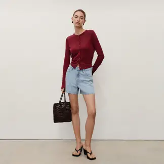 MANGO - Short Mujer Tiro alto