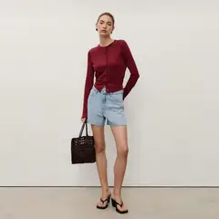 MANGO - Short Mujer Tiro alto