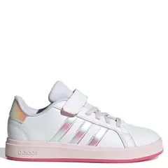 ADIDAS - Tenis moda Grand Court 2.0 EL C Niña con Velcro Blancos