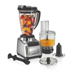 HAMILTON BEACH - Combo Licuadora Y Procesador De Alimentos Multiblend 2 En 1 700 W 5 Velocidades