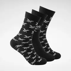 REEBOK - Pack de 3 Medias deportivas Unisex Medio