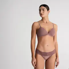 PUNTO BLANCO - Panti con Encaje de Algodón para Mujer