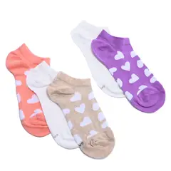 GALAX - Pack de 5 Medias para Mujer Tobillera