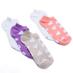 GALAX - Pack de 5 Medias para Mujer Tobillera